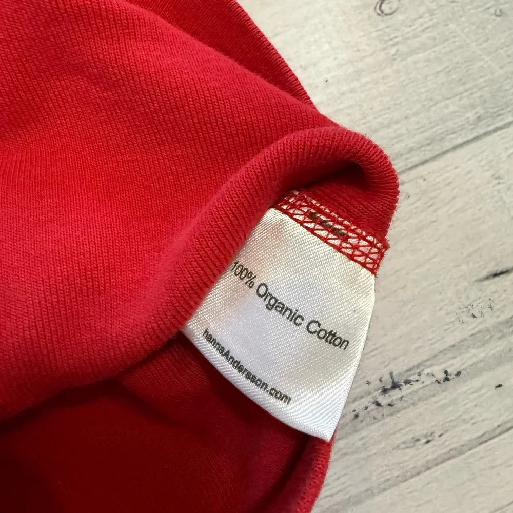 Hanna Andersson kids long‎ John Santa Christmas  pajamas size 80 18/24 months